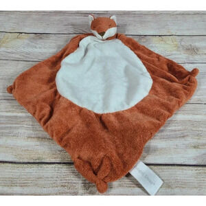 Angel Dear Plush Red Fox Baby Lovey Security Blanket 13"